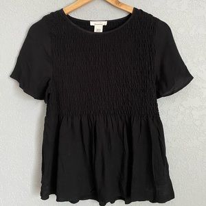 Babydoll Pleated Blouse